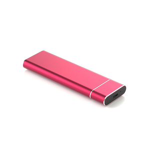 M2 NGFF NVME Mobile SSD/HDD حاوية حمراء من سبائك الألومنيوم واجهة USB3 لأجهزة الكمبيوتر المحمول المكتبية التخزين الخارجي - Product Image 1
