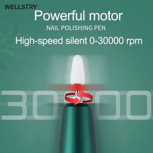 WELLSTRY <span class=keywords><strong>Manucure</strong></span> Nail Tools <span class=keywords><strong>Lime</strong></span> <span class=keywords><strong>Electrique</strong></span> Ongle 30000RPM Pulidora Unas Perceuse à ongles électrique portable - Product Image 4