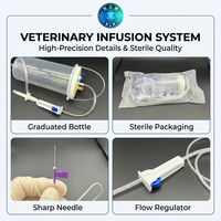 Pot d'infusion pour animaux de compagnie de 150 ml, ensemble de bouteilles suspendues pour perfusion, consommables pour hôpitaux et cliniques, animaux vétérinaires, chiens et chats, animaux mécaniques