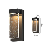 Applique murale solaire extérieure contemporaine de style ferme, étanche, LED, en acier inoxydable, pour couloir, durable et élégante
