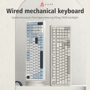 Ajazz AK980 98 tuşlu mekanik klavye İngilizce düzeni tüm oyun klavyesi - Product Image 5