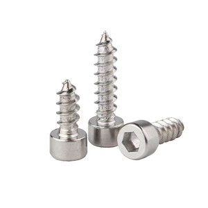 Stainless Steel Cup Head Internal Hex Socket Self Tapping Screws Metric Grade A Cylindrical Head Pan Standard Thread Plain - Product Image 4