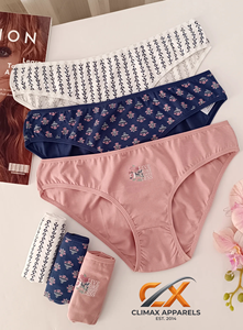 Culottes en coton à imprimé floral pour femmes, taille mi-haute, grandes tailles, respirantes, tricotées, lavables en machine, vente directe en gros - Product Image 2