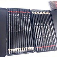 Professionnel bonne qualité en gros standard mélange dureté 12 pièces croquis dessin crayons pour les étudiants des écoles d'art