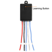 Qiachip 433MHz télécommande sans fil commutateur DC 6V 12V 24V 1CH 10A relais récepteur Module contrôleur KR2401F KT01 KT05