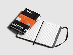High Quality Cheap Black Hardcover Pu Leather Thread Sewing Bound Customizable Journals <b>Notebooks</b> A5 <b>Lined</b> Wholesale - Product Image 2