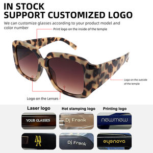 Gafas de Sol de Moda, Retro, Clásicas, Vintage, Modernas, con Montura Completa Cuadrada Pequeña de Plástico Barato, Protección UV400, Lentes de PC al por Mayor - Product Image 3