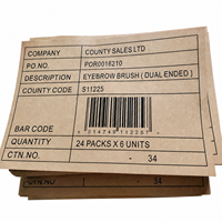 Étiquettes en papier kraft autocollantes imprimées sur mesure pour boîtes d'expédition, cartons, marquage d'adresses, codes-barres, logistique et utilisation en entrepôt