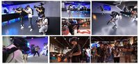 Machine de jeu VR d'arcade virtuelle pour 4 à 20 joueurs, pour jeux d'entreprise Leke VR et divertissement Steam