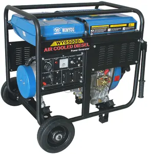 Generator Diesel berpendingin air Winyou berjalan lama Set 5kva