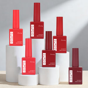 Colección Navideña Roja BIN, Juego de 6 Esmaltes de Gel de 15 ml Personalizados, Mismo Color, Mismo Envase, Kit de Esmalte de Gel UV para <span class=keywords><strong>Manicura</strong></span> - Product Image 5