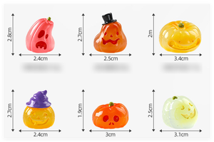 Bán Buôn Tùy Chỉnh 3D Halloween Giáng Sinh Phim Hoạt Hình Mini Phim Hoạt Hình Sáng Con Số Ánh Sáng Trong Bóng Tối Bí Ngô Ma Bức Tượng Đồ Chơi Nhân Vật - Product Image 2