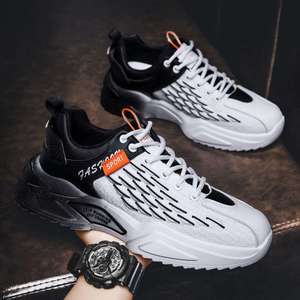 Zapatillas Deportivas Casuales de Moda para Hombre, Primavera 2025, Color Blanco, Transpirables, de Malla, Versátiles - Product Image 4