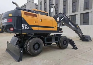 Excavadoras usadas Hyundai 150 Excavadora de ruedas Alta calidad Corea Hyundai 150W-9 en venta - Product Image 5