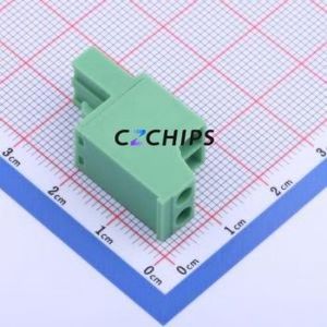 KF2EDGKC-5.0-2P Plug-in Terminal Block P=5mm Connector ( Connector Type: Plug )( Construction: 1x2P )( Pitch: 5mm ) - Product Image 1