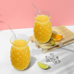 Vaso de Cóctel con Forma de Piña de 17 oz, Plástico PP, Color Personalizado, Vaso Transparente para Bebidas, Logotipo Personalizado, Venta al por Mayor - Product Image 5