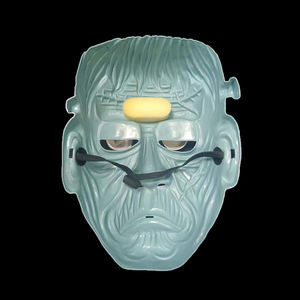 Máscara <span class=keywords><strong>de</strong></span> <span class=keywords><strong>Vampiro</strong></span> con Ojos Móviles para Disfraz <span class=keywords><strong>de</strong></span> Festival Fantasmal, Monstruo <span class=keywords><strong>de</strong></span> Cara Azul Travieso, Cubrecara para Baile - Product Image 3