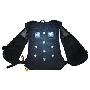 Gilet de refroidissement réfléchissant haute visibilité avec ventilateur pour travailleurs en plein air Vêtements de travail de sécurité respirants légers à séchage <span class=keywords><strong>rapide</strong></span> - Product Image 3