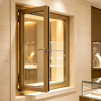 Fabricante y Proveedor de Ventanas Abatibles de PU, Diseño Moderno con Valor Estético para el Hogar, Impermeables, Resistentes al Viento, Antimosquitos y a Huracanes