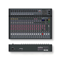 Console de mixage professionnelle KAIKA RX8-7 à 8 canaux en métal, égaliseur 3 bandes, effets intégrés 48V, audio stéréo/surround pour karaoké