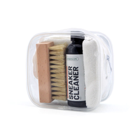 Vente en gros d'usine Nettoyeur de chaussures de voyage OEM Kit de nettoyage pour chaussures Kit d'entretien pour chaussures Nettoyeur de chaussures Brosse pour enlever les taches de chaussures