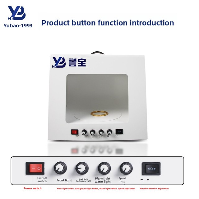 Jewelry Photography Box Dual-purpose Photo Video Shooting Adjustable Light Photographic Lightbox for Jewelry