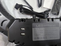 Anneau lumineux 18 pouces 55W21 pouces 54cm à intensité variable avec support et support de téléphone RL18 RL21