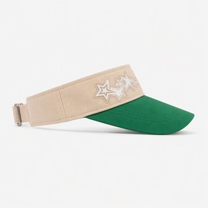 Casquette de golf ajustable en sergé de coton avec logo personnalisé en vinyle, visière pare-soleil, Gorras T&L - Product Image 3