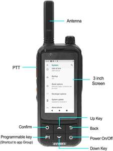 Radio POC ANYSECU A970S con Tarjeta SIM 4G, Funciona con Real PTT Zello, Android 9.0 L774 - Product Image 3