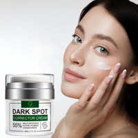 Crème Correctrice Anti-Taches et Anti-Imperfections à Marque Blanche, Puissant Blanchisseur et Éclaircissant pour le Visage, Élimine les Taches de Rousseur