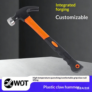 <span class=keywords><strong>Marteau</strong></span> à griffes pour électricien et <span class=keywords><strong>charpentier</strong></span> avec manche en plastique, 275 mm, qualité industrielle et bricolage, multifonctionnel pour la construction et la menuiserie - Product Image 2