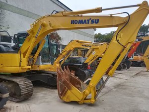 Bon marché Le Japon a utilisé la pelle sur chenilles Komatsu PC128US 13 tonnes pour des travaux de construction de haute qualité et de bonne performance Shanghai - Product Image 3