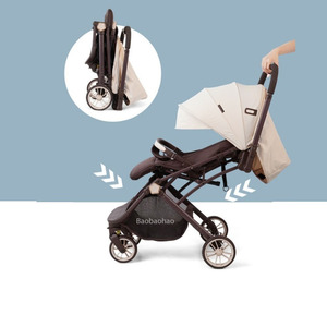 Passeggino leggero a due vie passeggino bambino carrozzina leggera da viaggio passeggino comodo e traspirante - Product Image 3