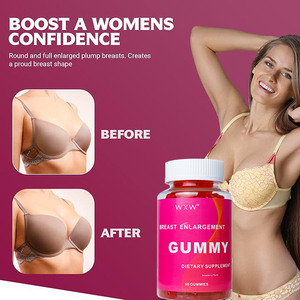 Vente chaude facilement absorbé vitamines extrait élargissement du sein gommes supplément à base de plantes pour les femmes gommes d'amélioration du sein - Product Image 3
