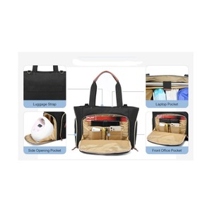 สำหรับการเดินทางกลางแจ้ง อุปกรณ์สำหรับแม่และเด็ก กระเป๋าเด็ก กระเป๋าใส่ผ้าอ้อมสำหรับเดินทาง พร้อมกล่องใส่จุกนมหลอก โพลีเอสเตอร์ พับเก็บได้ - Product Image 4