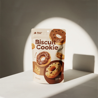 Échantillon Gratuit Petits Sachets D'emballage Personnalisés Imprimés pour Snacks, Biscuits, Crackers et Puffs à Fermeture Éclair