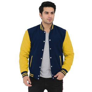 Competitive Price Men's Varsity Jackets Professional logo Printed <b>Top</b> Fashion for Men's Varsity Jackets - Product Image 1