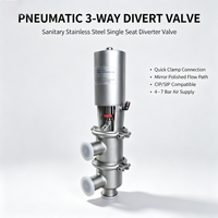 Válvula Sanitaria de Carrera Larga SRC-LS Original Seat TL LT LL, Modelos 20, 30, 21, 22, 31, 32 Alfa Laval - Válvula de Asiento Único Exclusiva