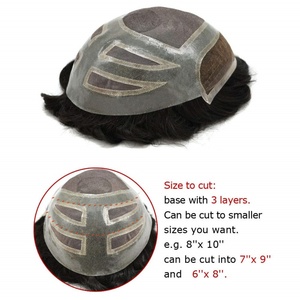 دانتيل فرنسي أمامي متين نظام شعر للرجال خط شعر طبيعي ناعم أحادي الشعر للرجال - Product Image 6