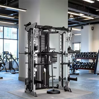 Équipement de fitness commercial léger et pour la maison, machine Smith 3D, station multifonction, rack de squat semi-professionnel tout-en-un