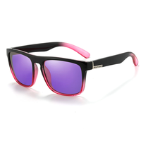 Lunettes de Soleil de Sport Polarisées pour Hommes, Monture Noire Mate Classique, Protection UV, Idéales pour la Course