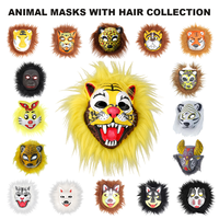 Masques d'animaux en EVA en gros : Loup, Tigre, Lion, Singe – Accessoires de fête sur le thème de la nature pour Halloween et le Carnaval