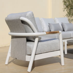 OSMEN <span class=keywords><strong>Cambridge</strong></span> Moderno Cuerda de aluminio Muebles de jardín al aire libre Sofá de 3 plazas para terraza Patio Uso - Product Image 3