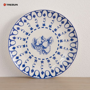 Service de table 48 pièces en porcelaine New Bone China, design fruits de style luxe bleu et blanc 2026, pour 8 personnes - Product Image 3