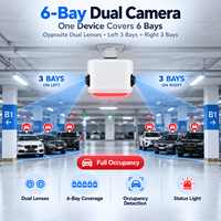 Caméra de Guidage de Stationnement avec Double Connectivité RJ45 en Chaîne, Indicateur RVB IA Local 4MP pour un Déploiement Commercial Évolutif en Parking Intérieur