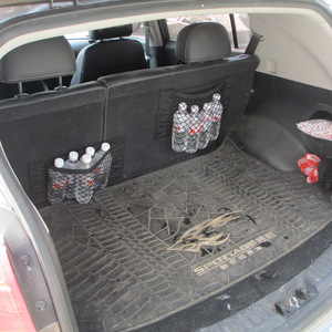 Car Trunk Mesh <b>Storage</b> Net Double Layer <b>Seat</b> Back Organizer Waterproof Pressure Resistant General Use - Product Image 1