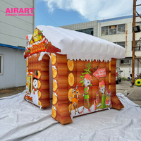 Ballon gonflable de haute qualité de tente de maison de Santa pour l'activité d'affaires