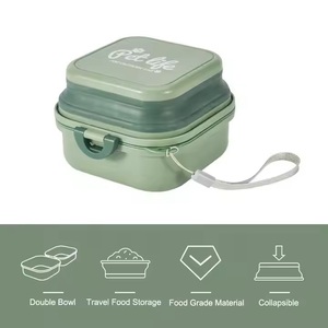 Bol pliable pour animaux de compagnie en TPR et ABS, taille L, 2 en 1, facile à nettoyer, grande capacité, pour chien et chat, nourriture sèche et eau, alimentation portable en extérieur - Product Image 6