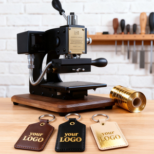 EC-17 Hot Stamping Machine Leather Embossed Tool Personalized Logo Design Hot Foil Stamping Machine <b>for</b> PU Leather - Product Image 6