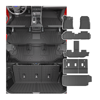Tapis de coffre compatible avec Subaru Ascent 2019-2024, tapis de dossier arrière durable en TPE, doublure de coffre